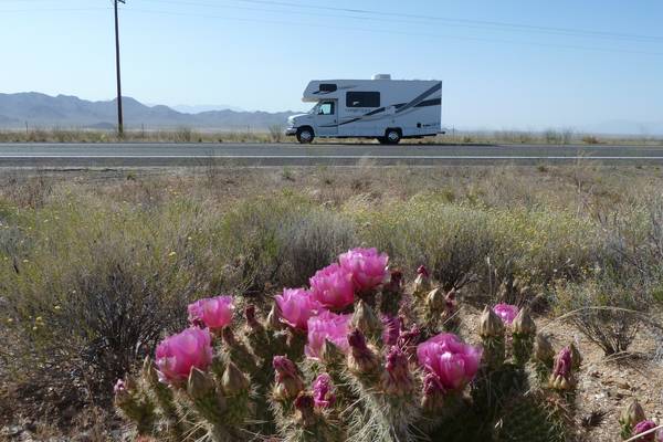 El Monte RV onderweg