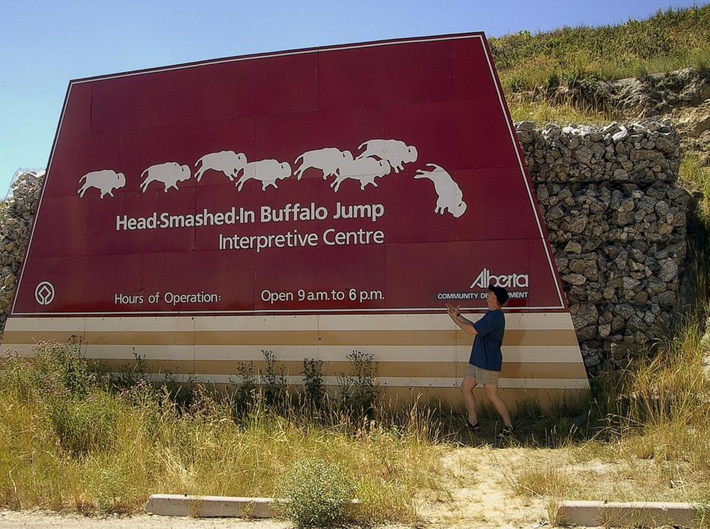 Head Smash Buffalo Jump - Alberta - Canada - Doets Reizen