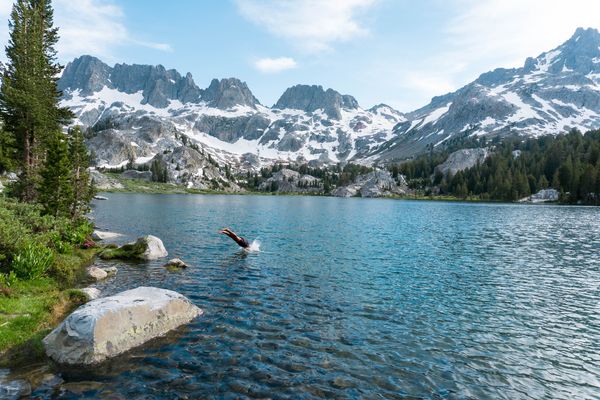 Ediza Lake bij Mammoth Lakes - California - Doets Reizen - Vakantie Amerika