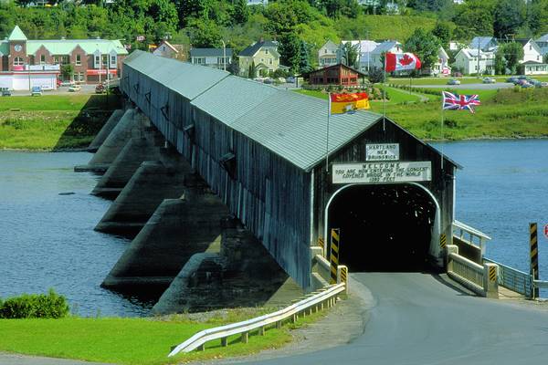 Covered Bridge - Hartland - New Brunswick - Canada - Doets Reizen