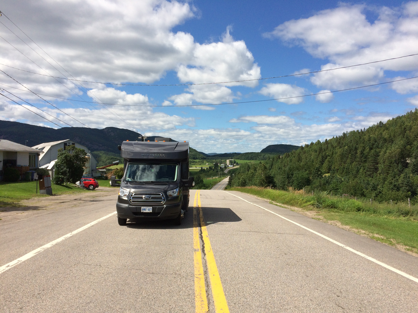 Met de camper bij Parc national du Fjord-du-Saguenay