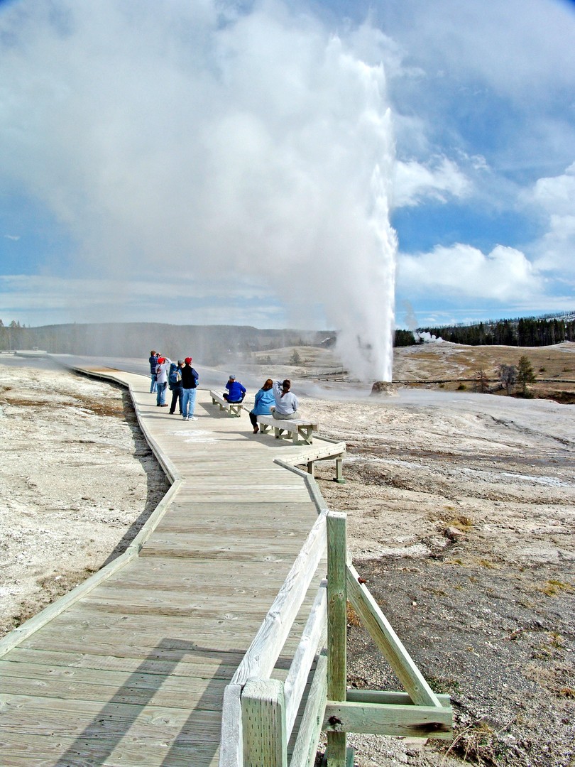 Geisers - Yellowstone National Park - Wyoming - Doets Reizen