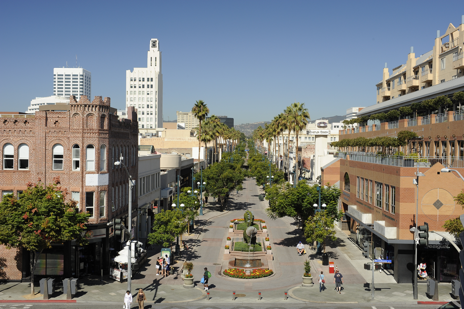 Third Street Promenade - Santa Monica - Los Angeles - California - Amerika - Doets Reizen
