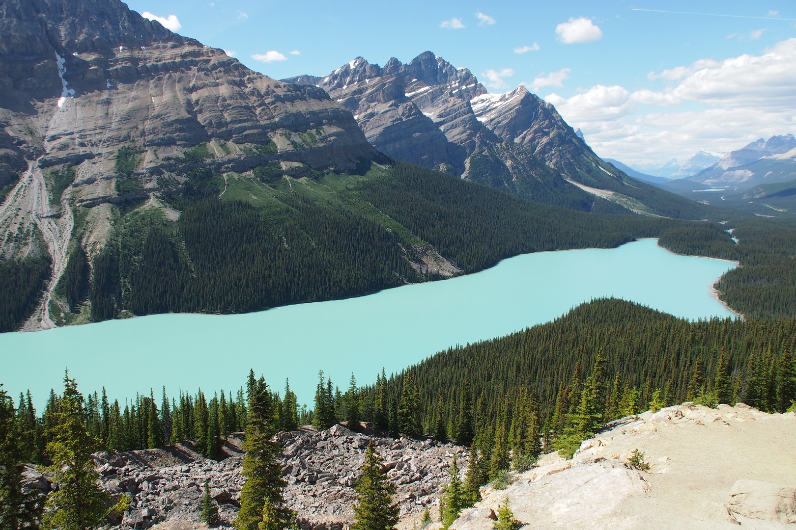 Peyto Lake - Icefields Parkway - Alberta - Canada - Doets Reizen