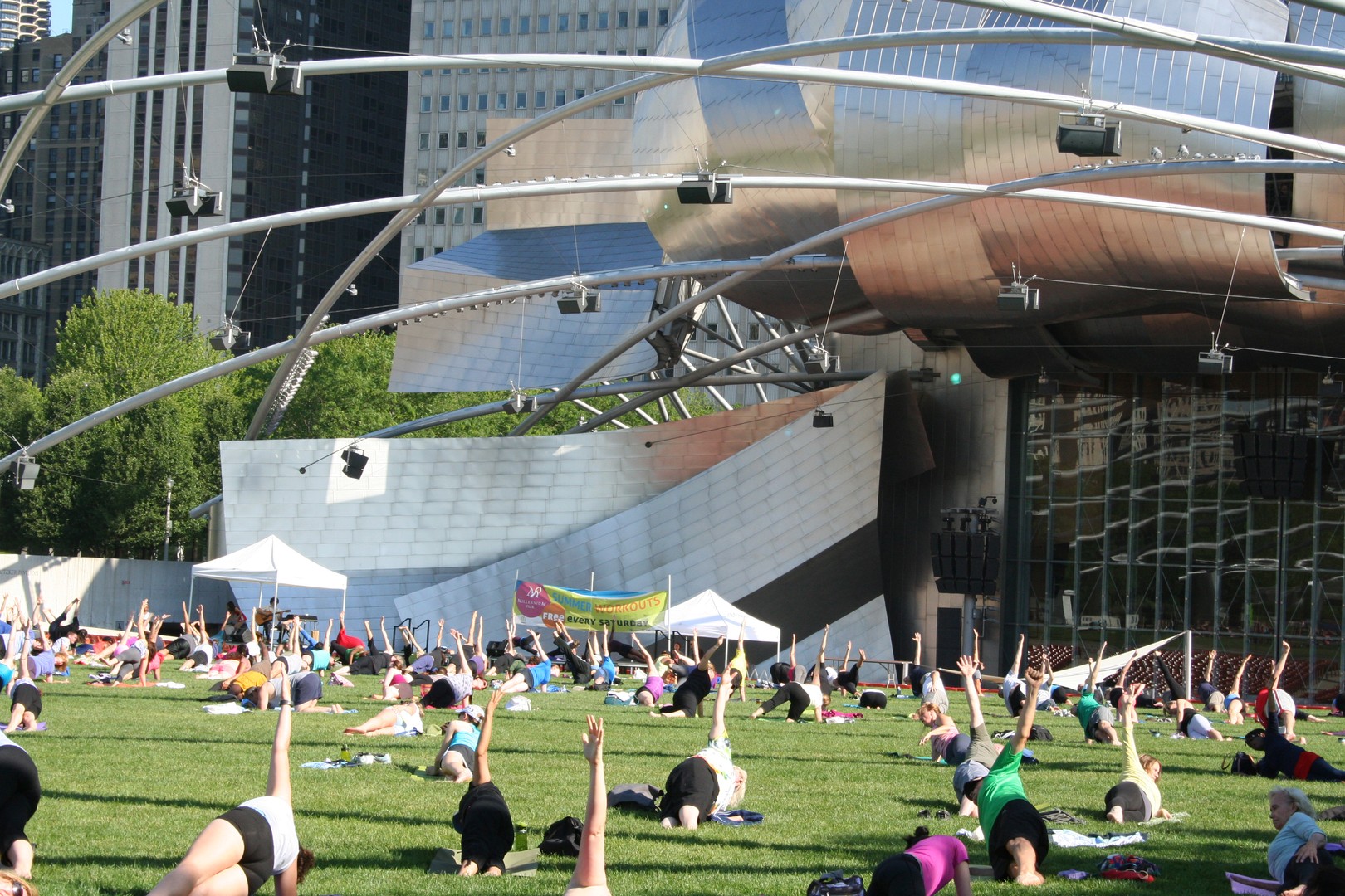 Jay Pritzker Pavilion - Chicago - Illinois - Doets Reizen