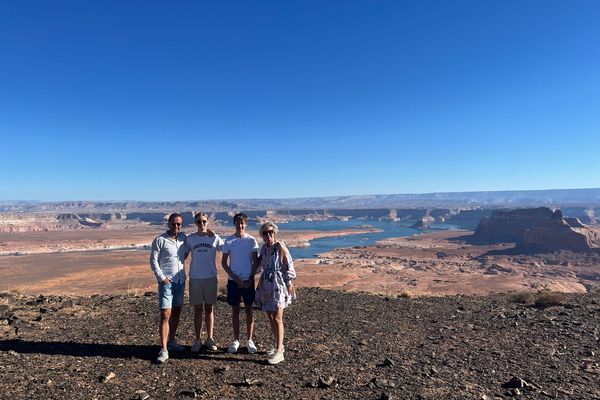 Helicopter Flight naar Tower Butte bij Page - Doets Reizen - Elske Doets - Heli vlucht Page