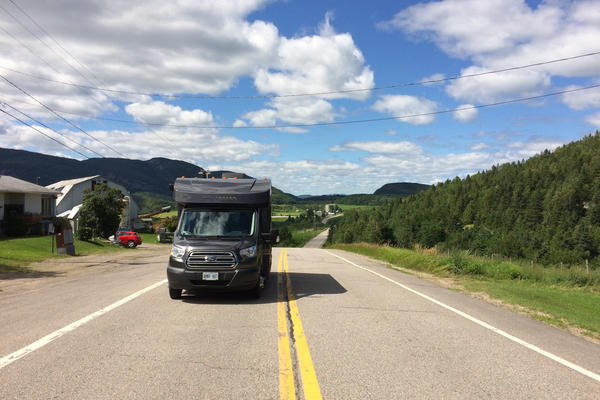 Met de camper bij Parc national du Fjord-du-Saguenay