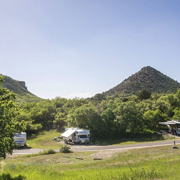 Morefield Campground, campsite