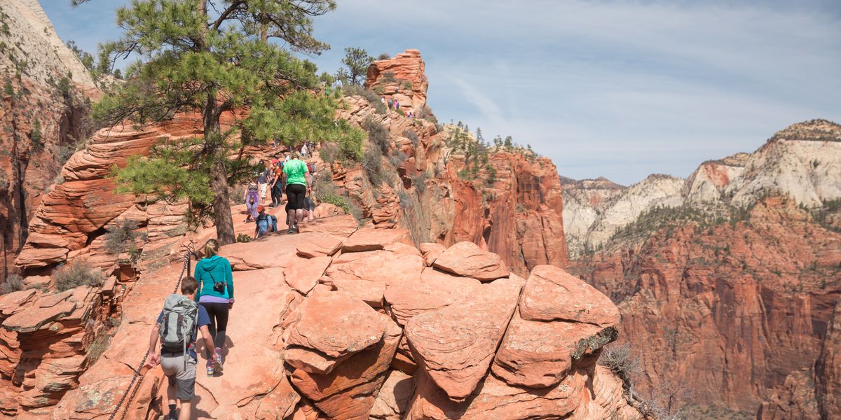 Angels Landing Hike in Zion National Park - Vakantie Amerika - Doets Reizen