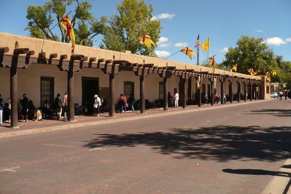 The Plaza - Santa Fe - New Mexico - Amerika - Doets Reizen