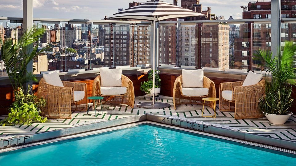Gansevoort Hotel Meatpacking NYC - Stedentrip New York - Hotel met zwembad in New York - Doets Reizen