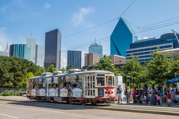 McKinney Avenue Trolley - Dallas in Texas - Doets Reizen