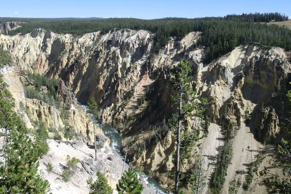 Artist Point - Yellowstone National Park - Wyoming - Doets Reizen