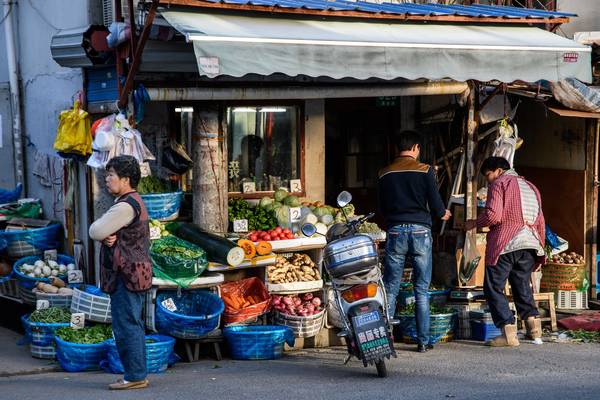 Markt China Shanghai | Doets Reizen