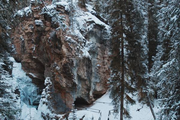 Wintersport - Icewalk Johnston Canyon - Banff - Lake Louise - Alberta - Canada - Doets Reizen