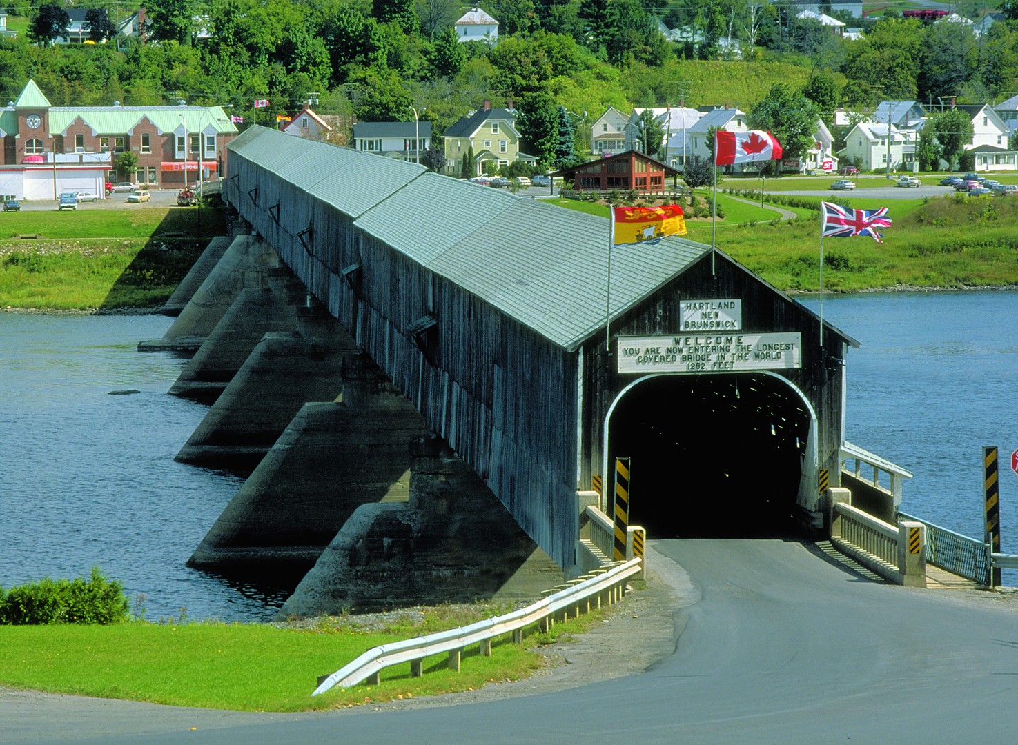 Covered Bridge - Hartland - New Brunswick - Canada - Doets Reizen