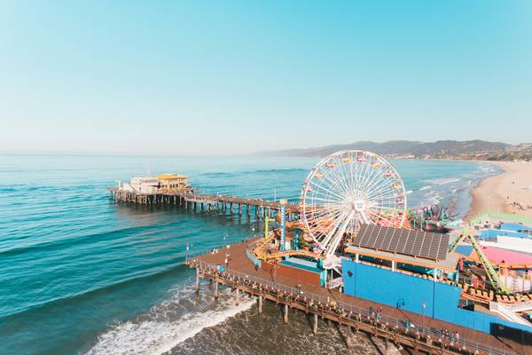 Santa Monica Pier - Los Angeles - California - Amerika - Doets Reizen