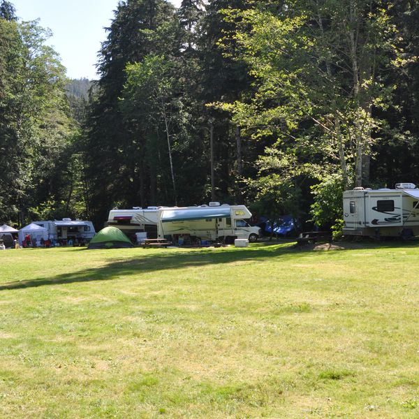 Telegraph Cove Resort, camperplaatsen