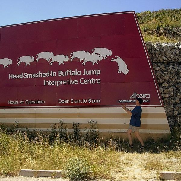Head Smash Buffalo Jump - Alberta - Canada - Doets Reizen