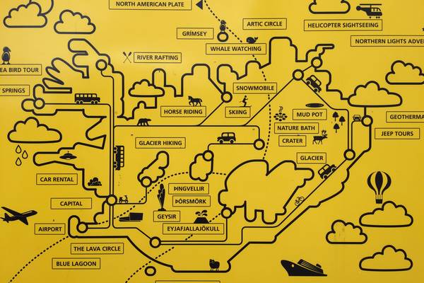 Map IJsland - Kaart - Doets Reizen