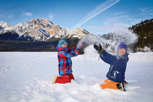 Wintersport - Jasper National Park - Alberta - Doets Reizen