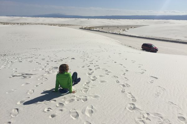 White Sands National Monument - New Mexcico - Amerika - Doets Reizen