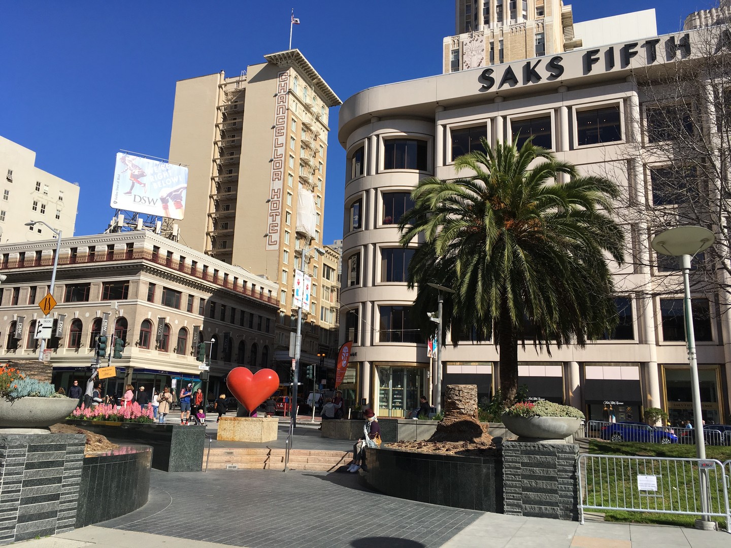 Union Square - San Francisco - California - Amerika - Doets Reizen