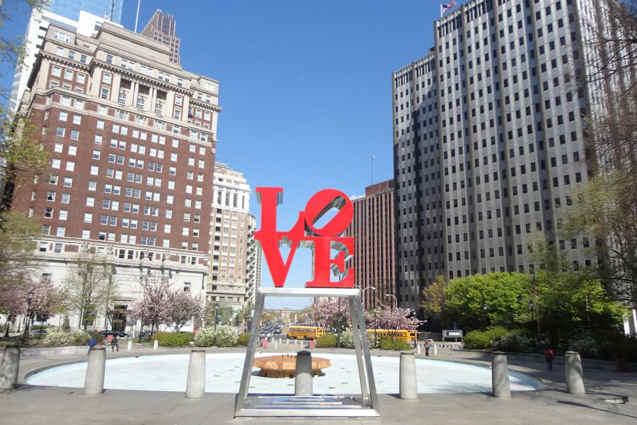 Love Park - Philadelphia - Pennsylvania - Amerika - Doets Reizen