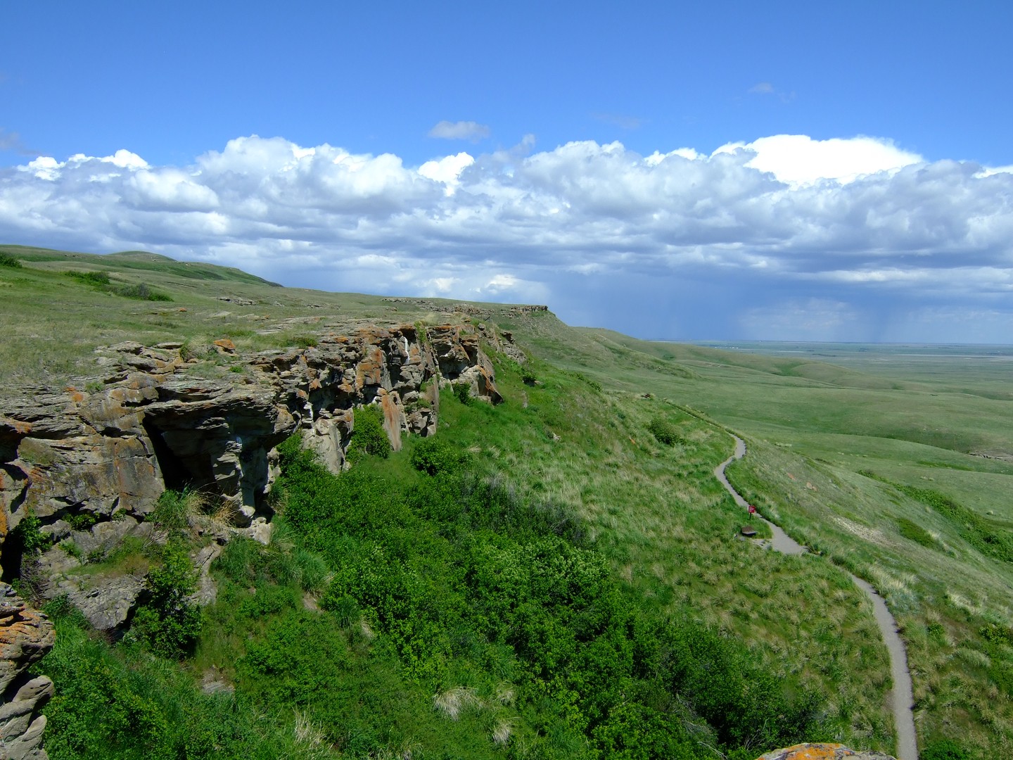 Head Smash Buffalo Jump - Alberta - Canada - Doets Reizen
