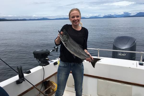 Vissen Campbell River - Vancouver Island - British Columbia - Canada - Doets Reizen