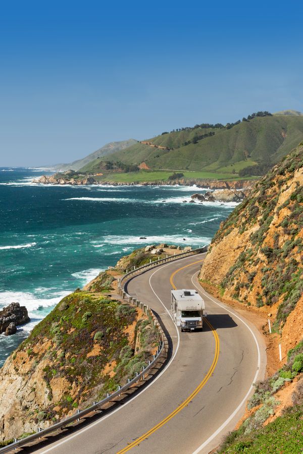 Camperreizen in California Highway 1