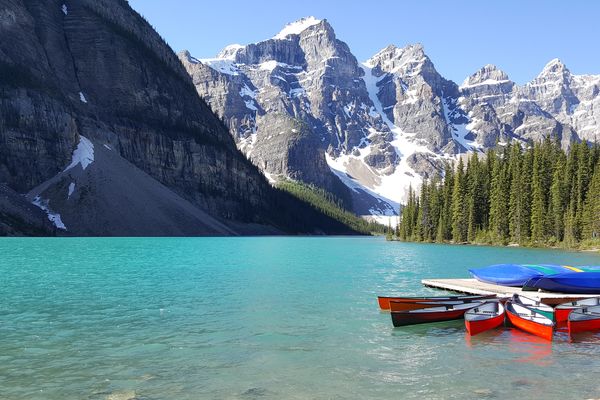 Moraine Lake -Banff National Park - Alberta - Canada - Doets Reizen