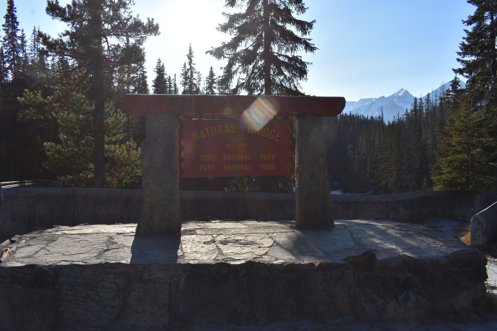 Natural Bridge - Yoho National Park - British Columbia - Canada - Doets Reizen
