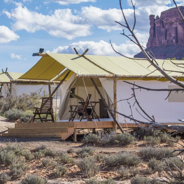 Under Canvas Moab - deluxe tent