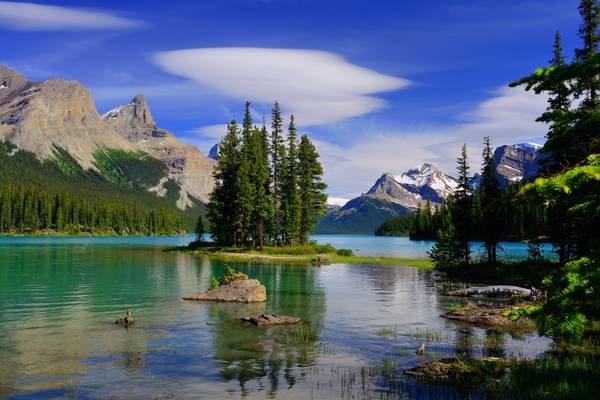 Maligne Lake Doets Reizen - Cruise Canada