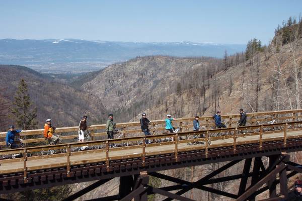 Kelowna Historic Myra Canyon - Okanagan Valley - British Columbia - Canada - Doets Reizen