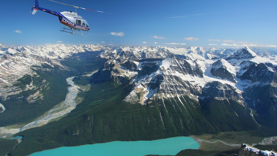 Helikoptervlucht Icefields Parkway - Alberta - Canada - Doets Reizen