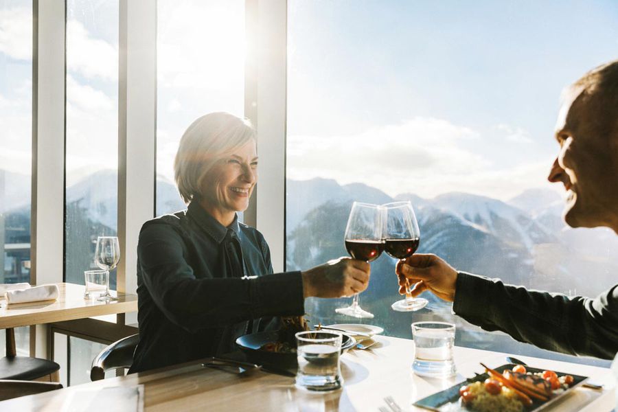 Wintersport - Sky Bistro - Banff - Alberta - Canada - Doets Reizen