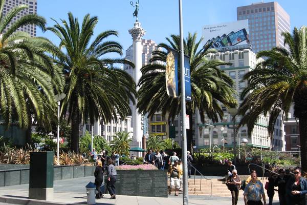 Union Square - San Francisco - California - Amerika - Doets Reizen