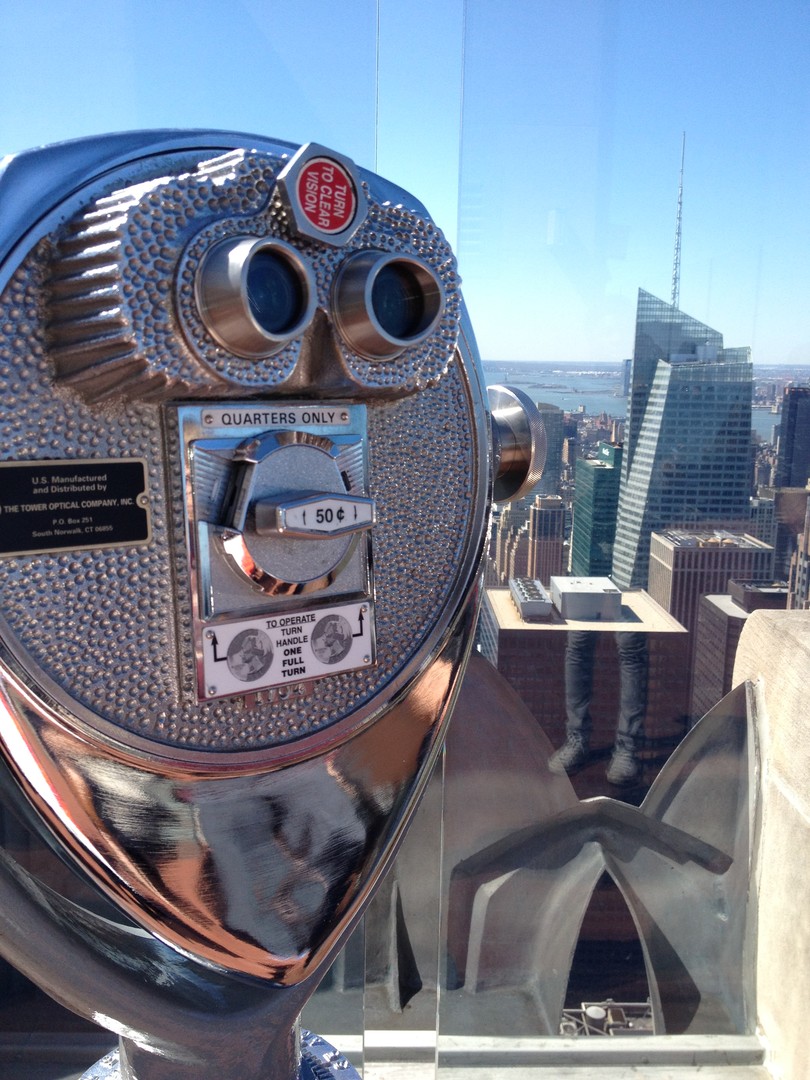 Top of theock Observation Deck - Rockefeller Center - New York - Doets Reizen