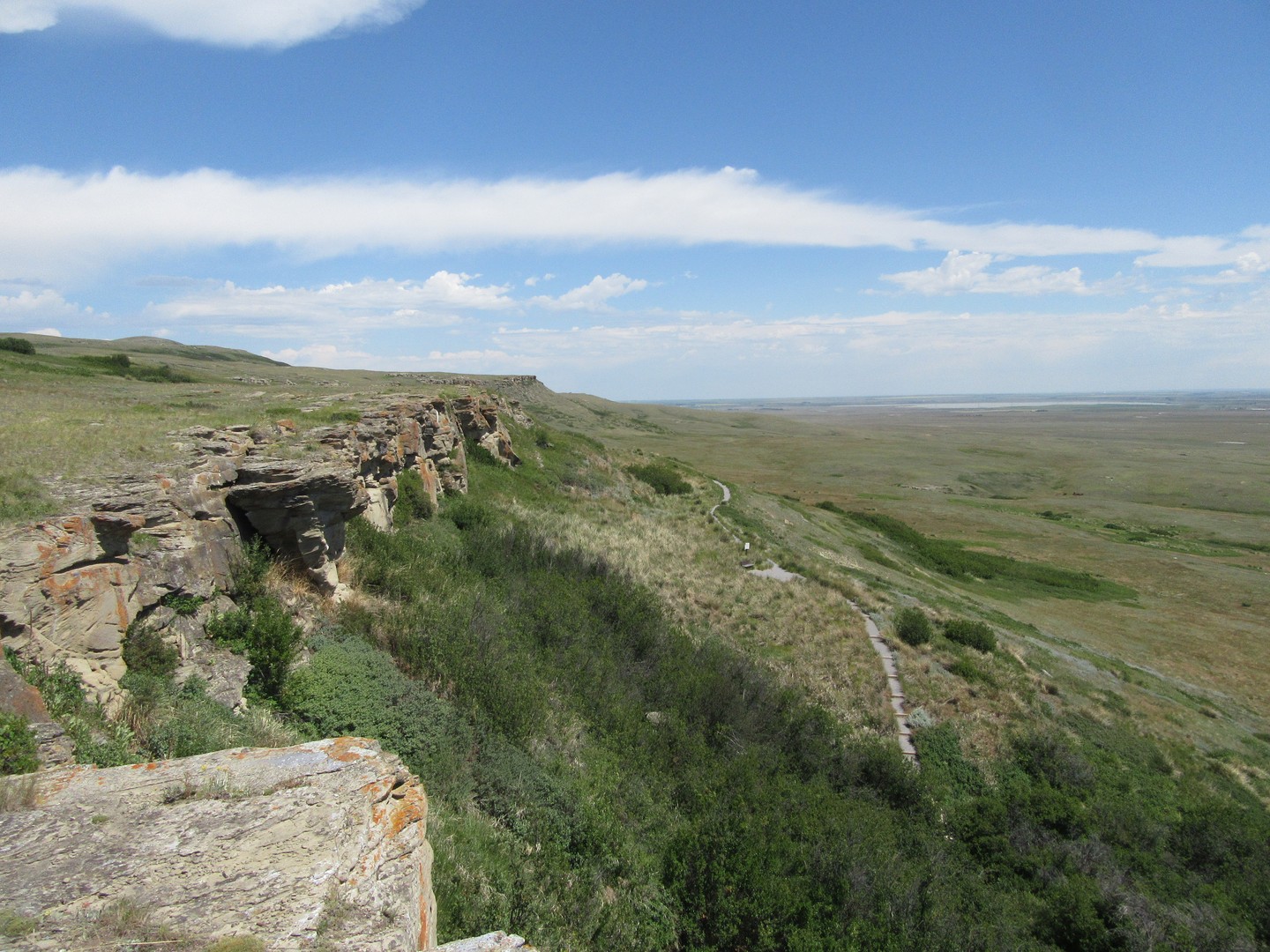 Head-Smashed-In Buffalo Jump Fort - Alberta - Canada - Doets Reizen