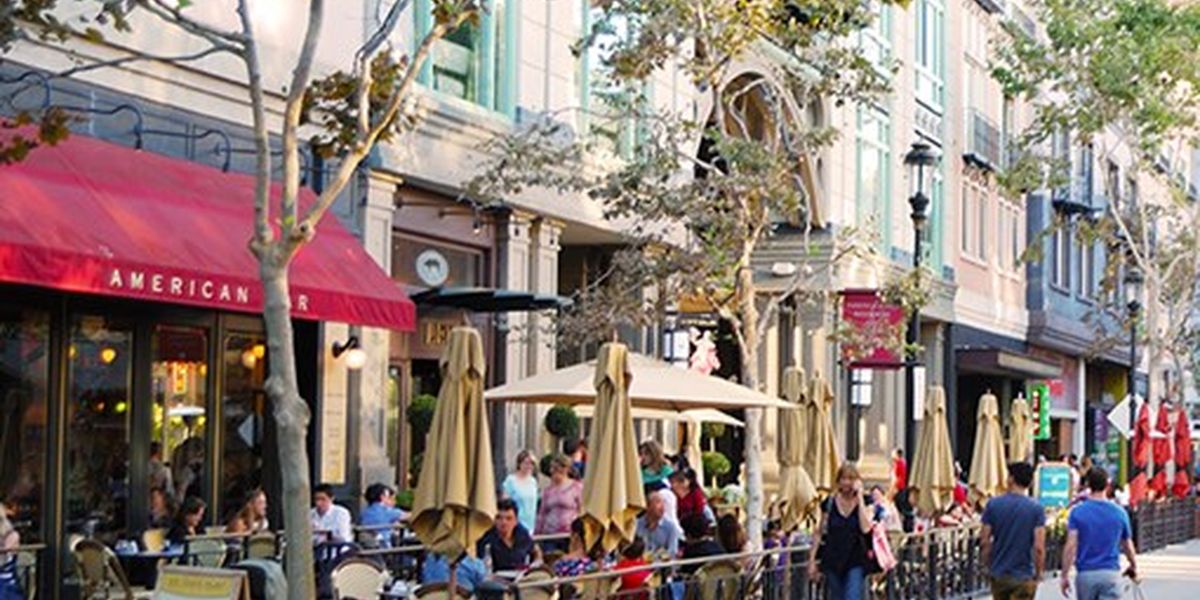 Santana Row - Silicon Valley - California - Amerika - Doets Reizen
