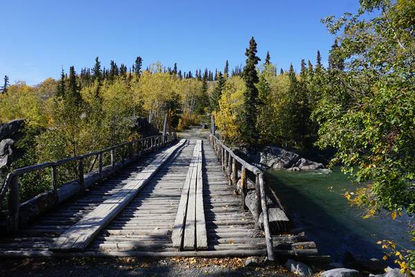 Canyon Creek Bridge - Haines Junction - Yukon - Canada - Doets Reizen