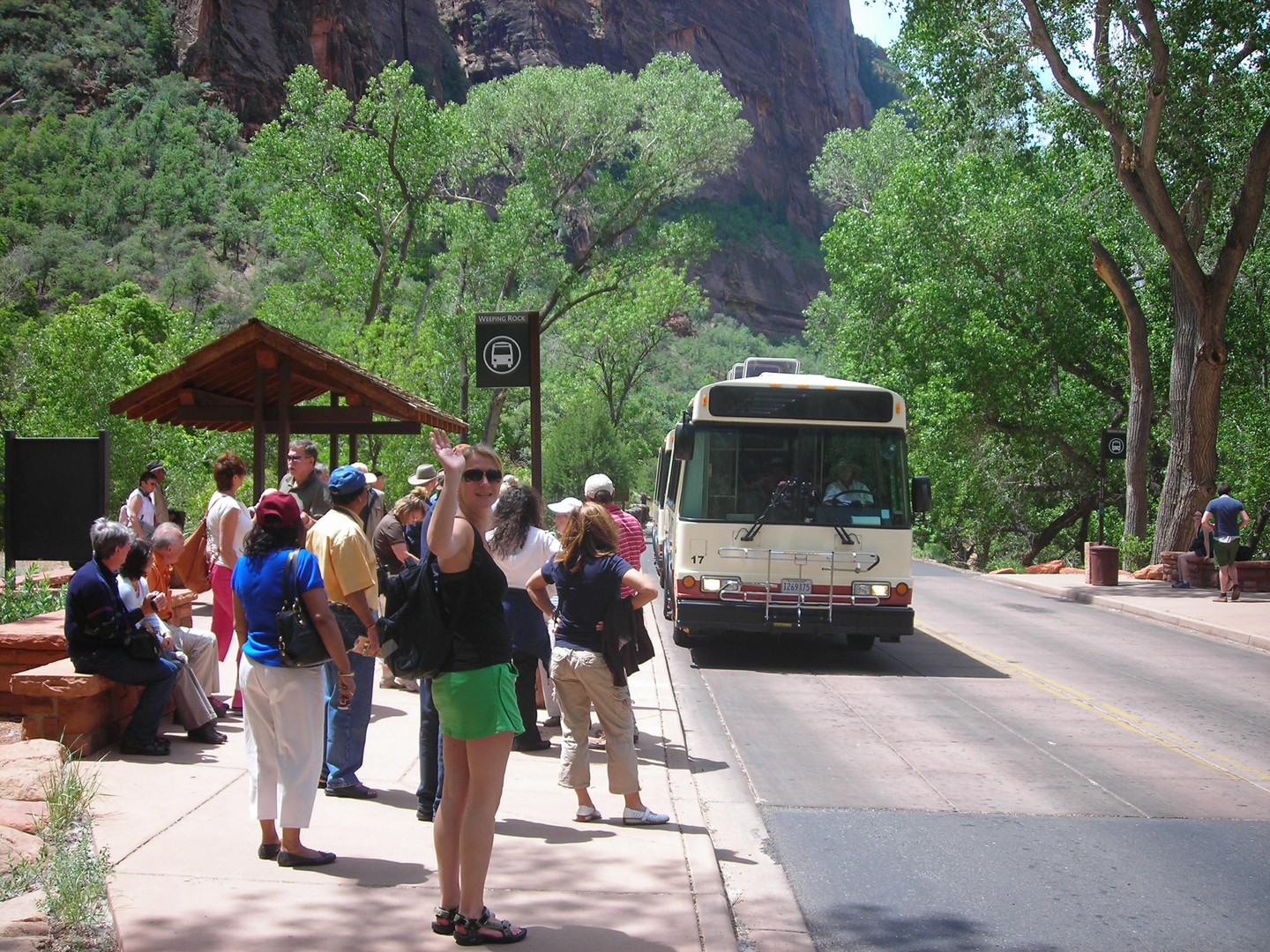 Shuttlebus Zion National Park - Utah - Doets Reizen