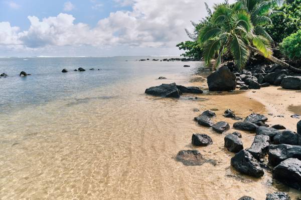 Prachtig strand in Hawaii