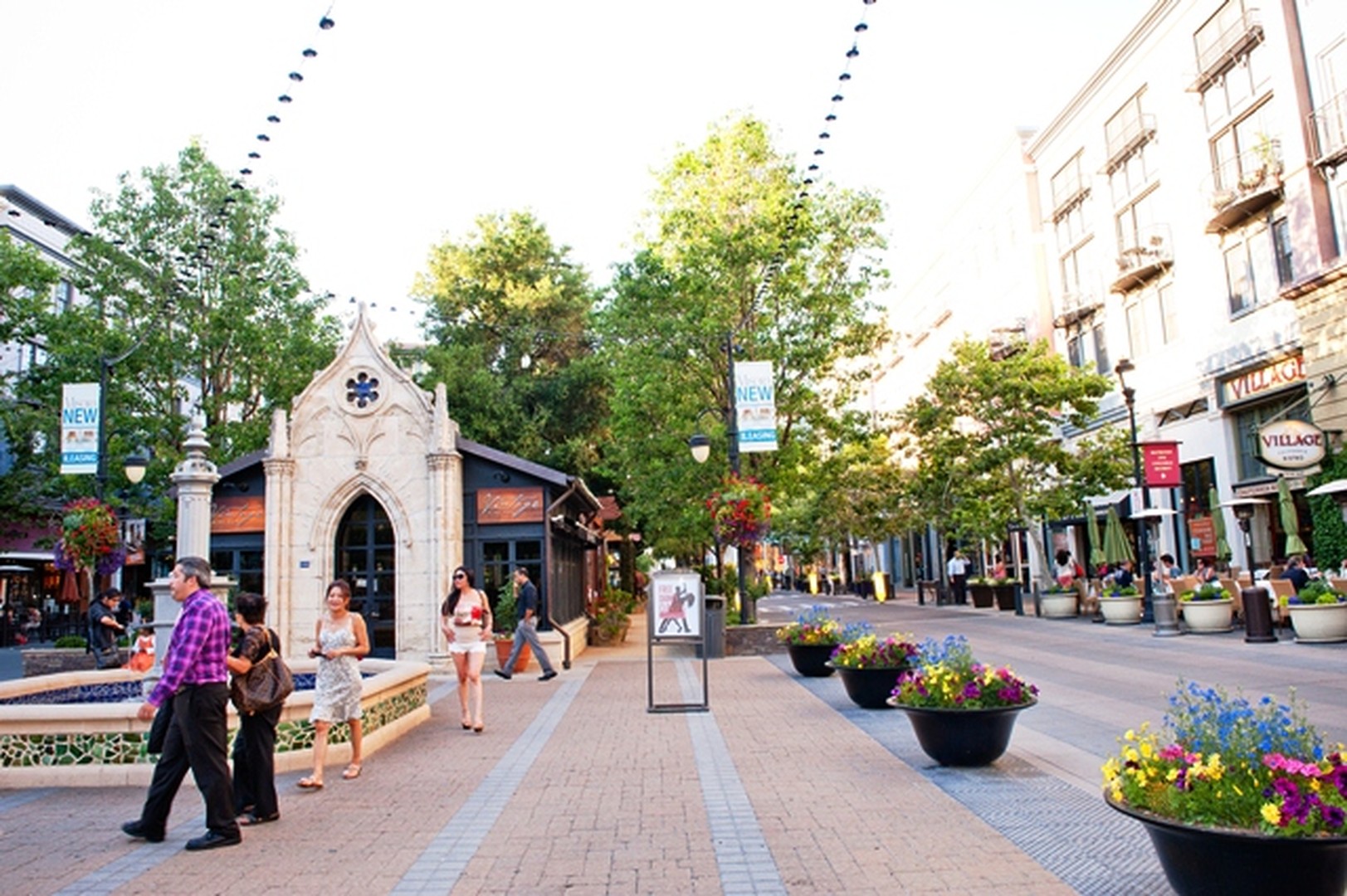 Santana Row - Silicon Valley - California - Amerika - Doets Reizen