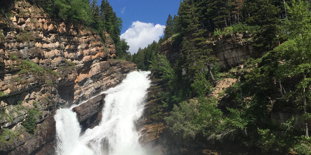 Cameron Falls - Waterton Lakes National Park - Alberta - Canada - Doets Reizen