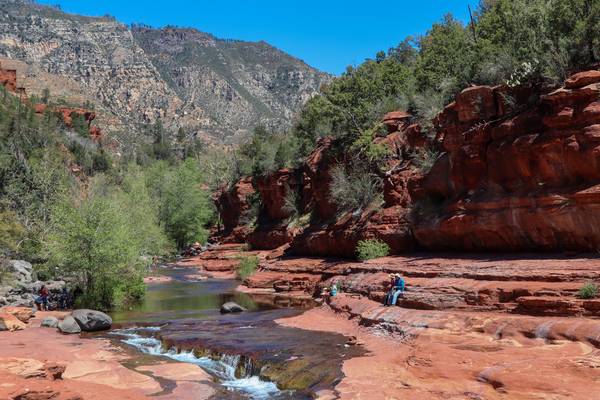 Slide Rock State Park bij Sedona, Arizona. Photo Credit Shane Smithrand